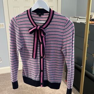 Jcrew Cardigan with bow tie